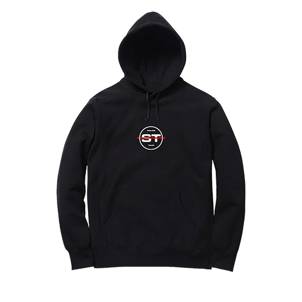 ST Black Hoodie front