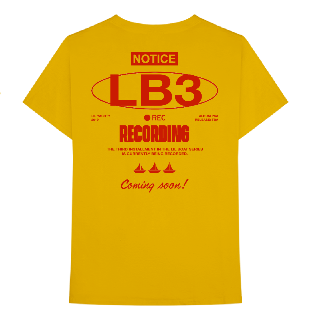 LB3 GOLD TEE Back